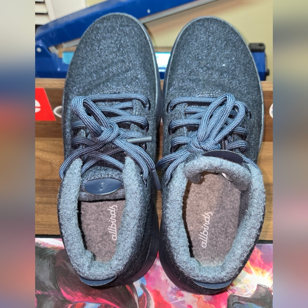Allbirds Men's Wool Runner-Up Mizzles In Savanna Nights  8m - Picture 5 of 6